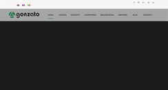 Desktop Screenshot of gonzato.it